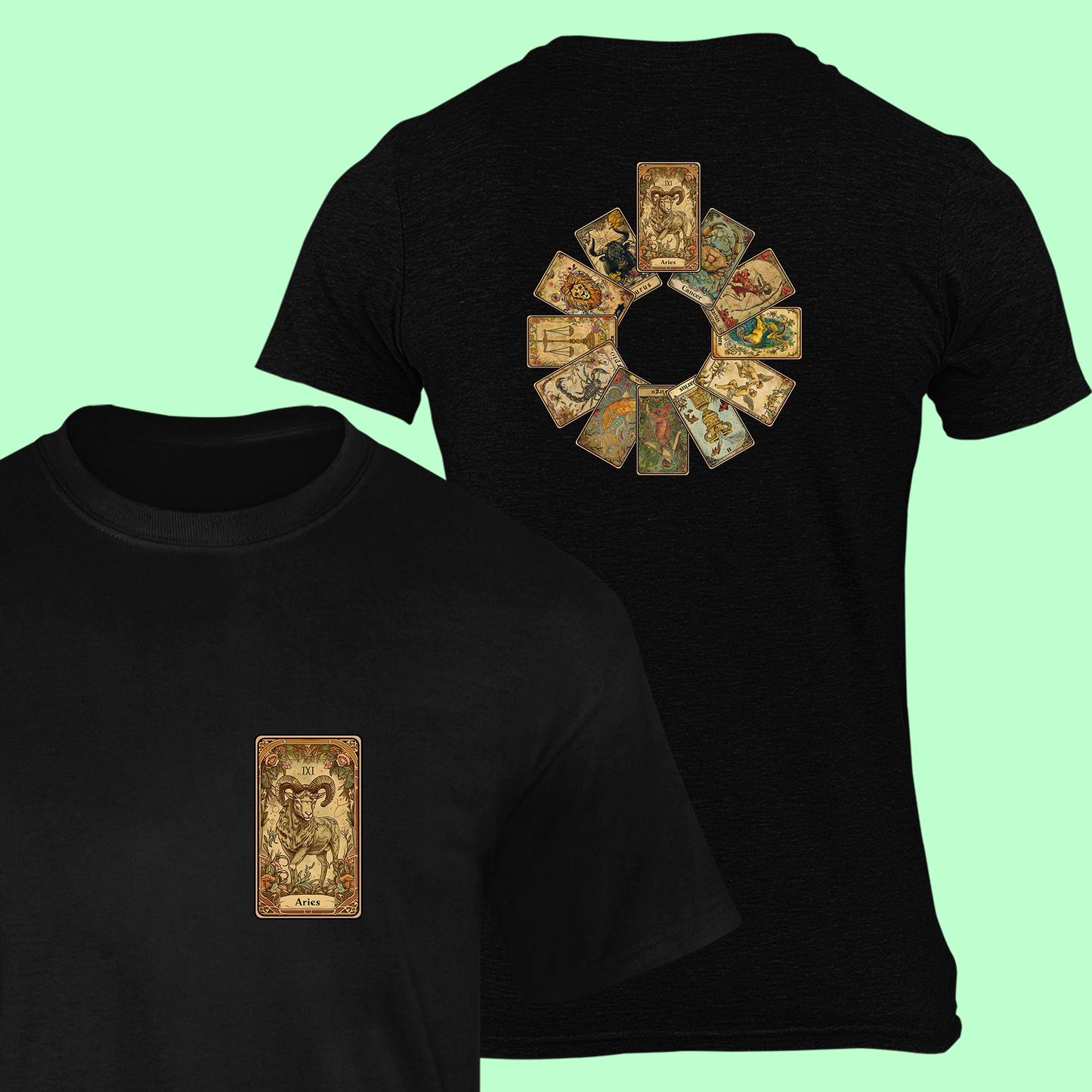 Tričko so znamením Baran (tarotové karty) - Bombové