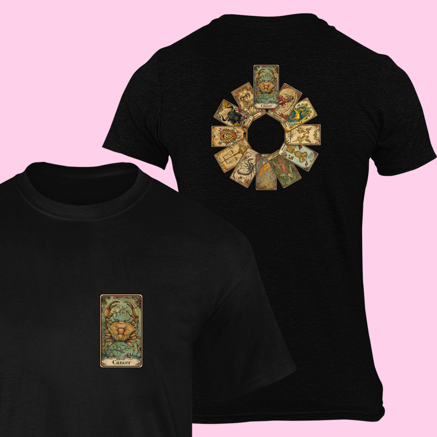 Tričko so znamením Rak (tarotové karty) - Bombové