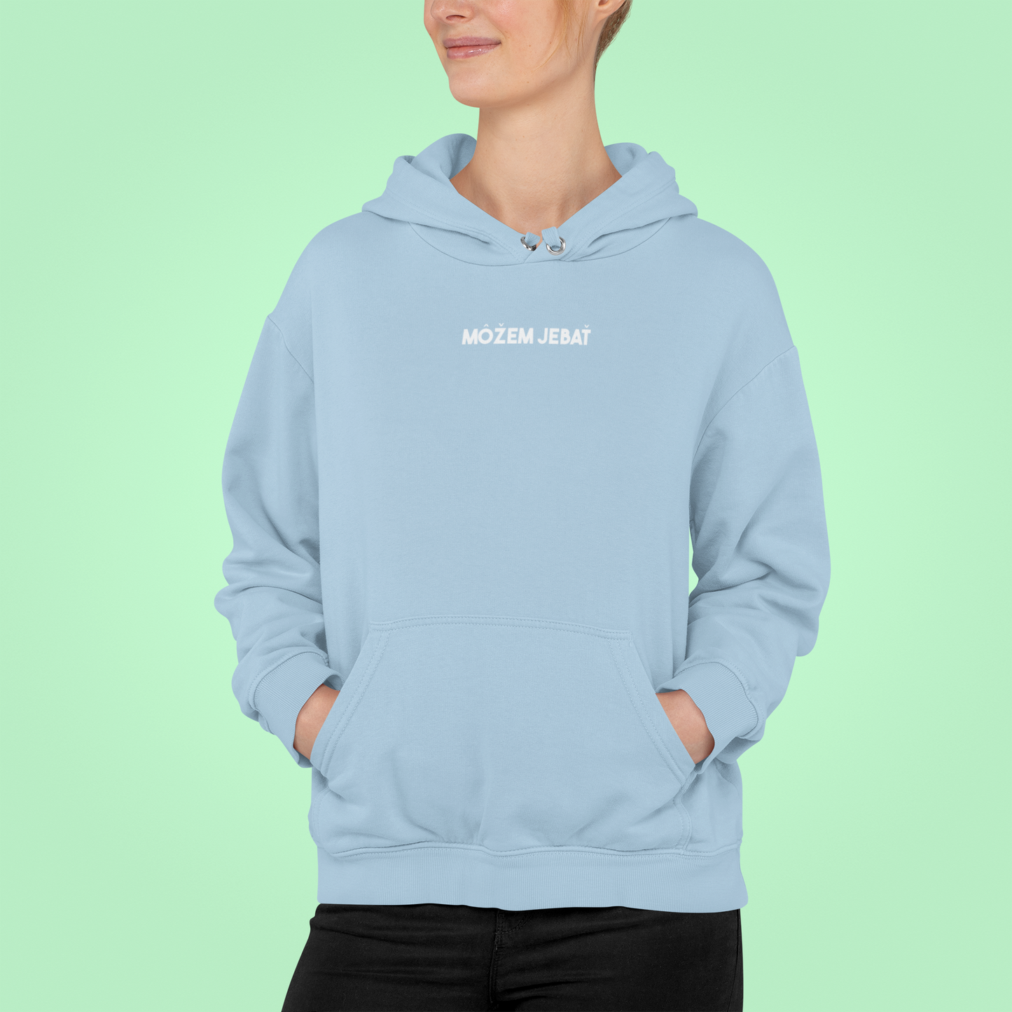 Mikina s nápisom "Môžem jebať"