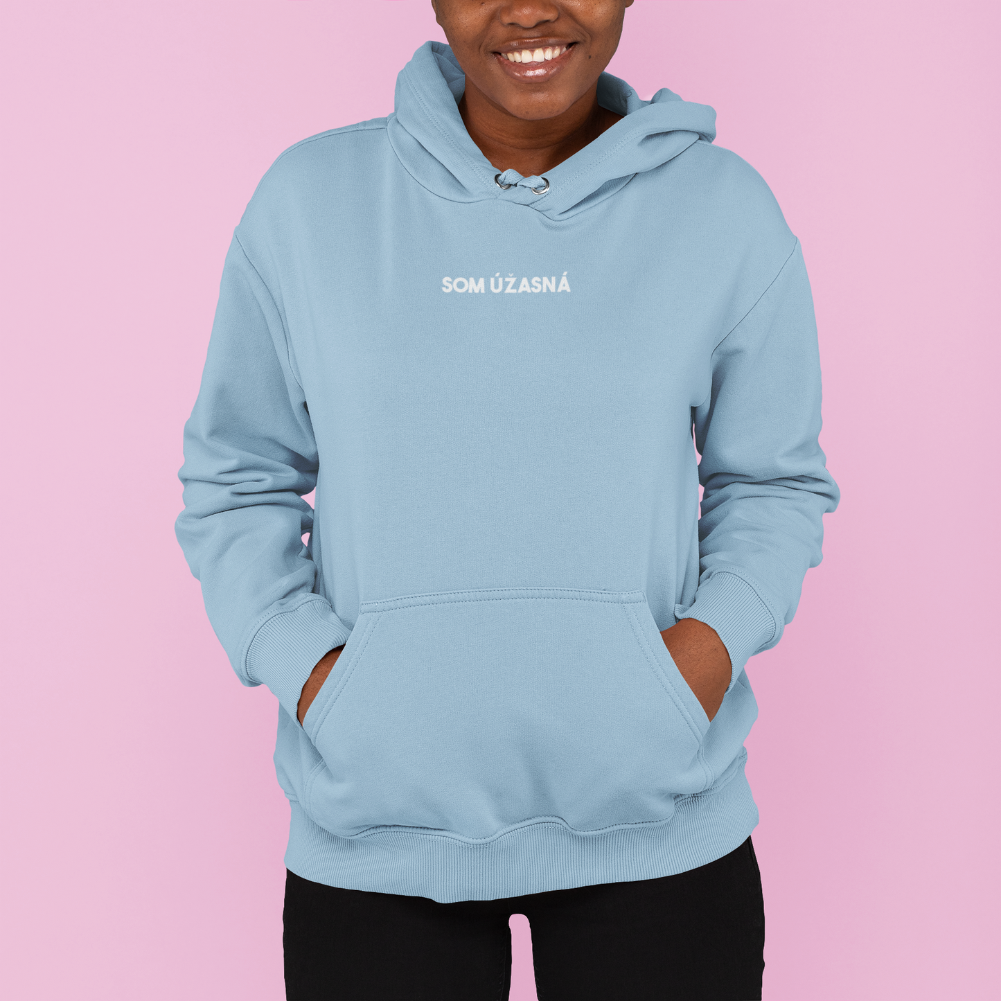 Mikina s nápisom "Som úžasná"