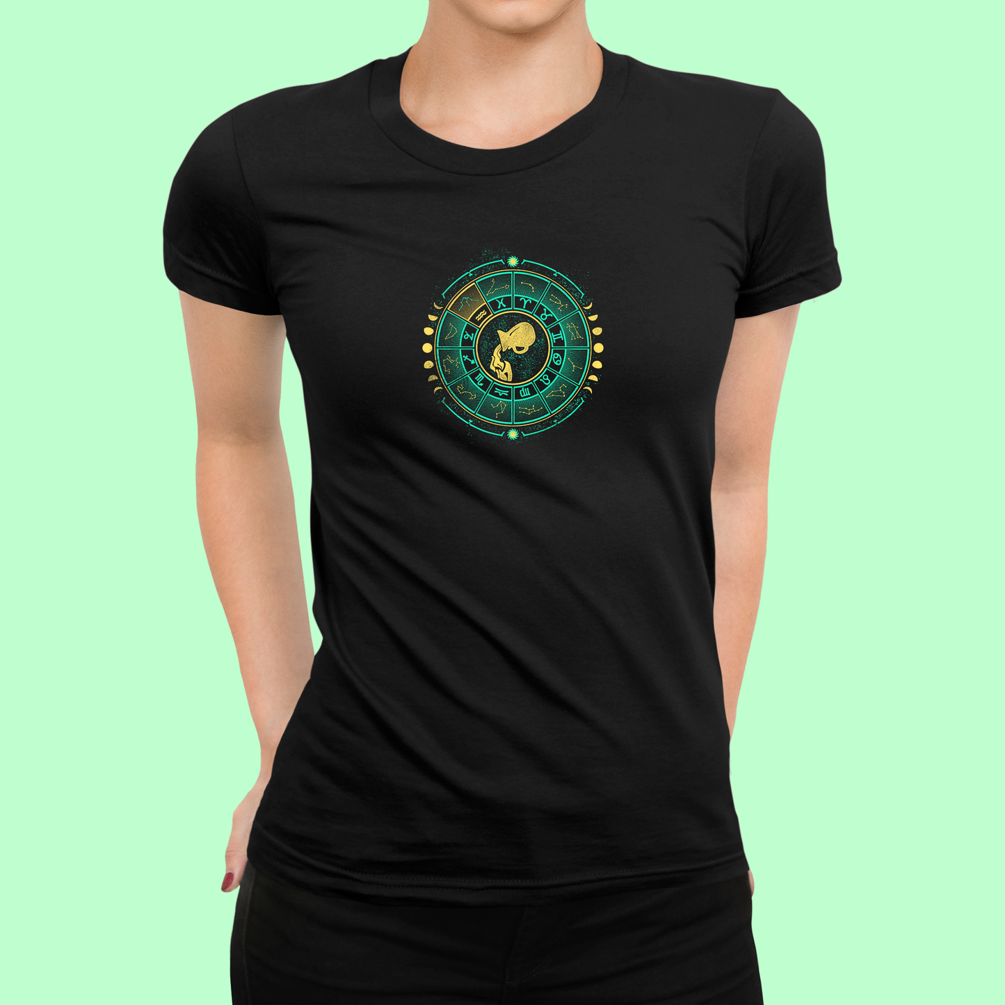 Tričko so znamením Vodnár (kruh) - Bombové