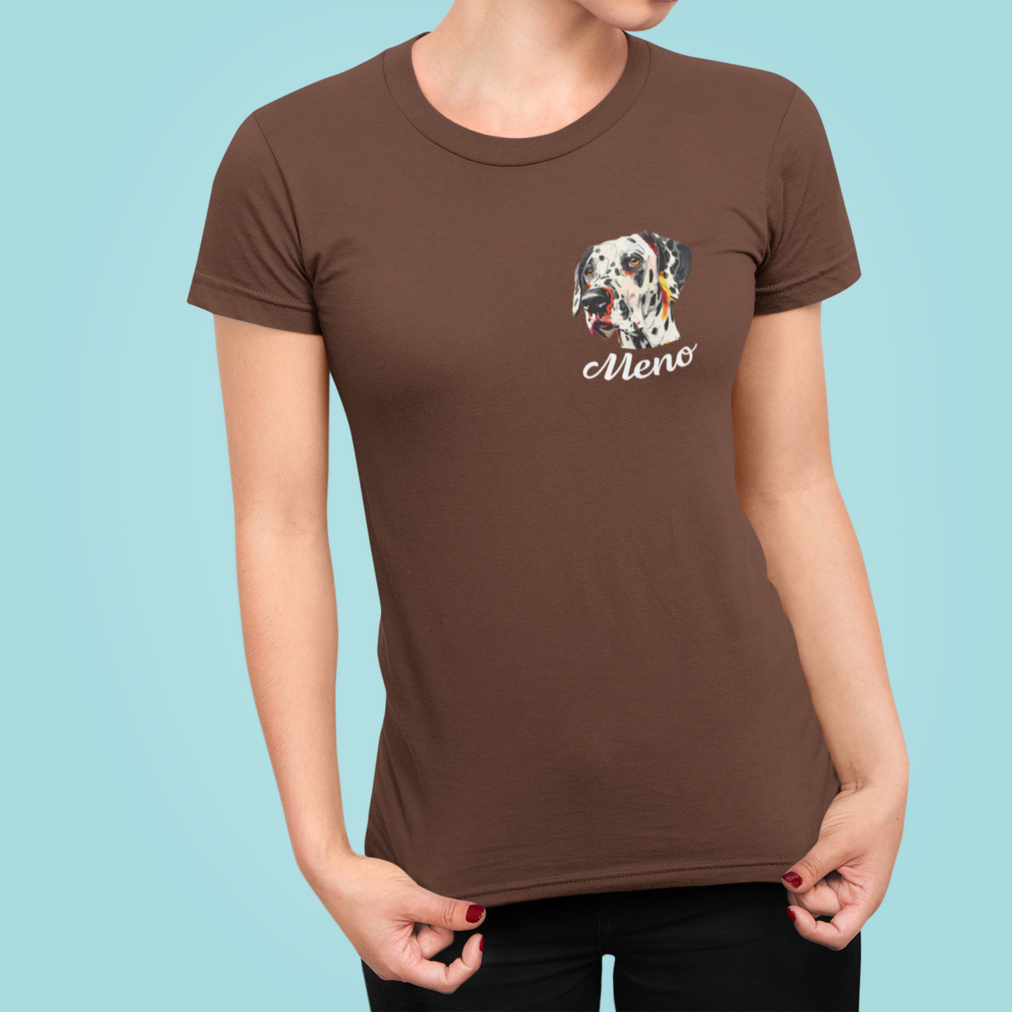 Tričko Dalmatín | personalizované tričko s menom psíka - Bombové