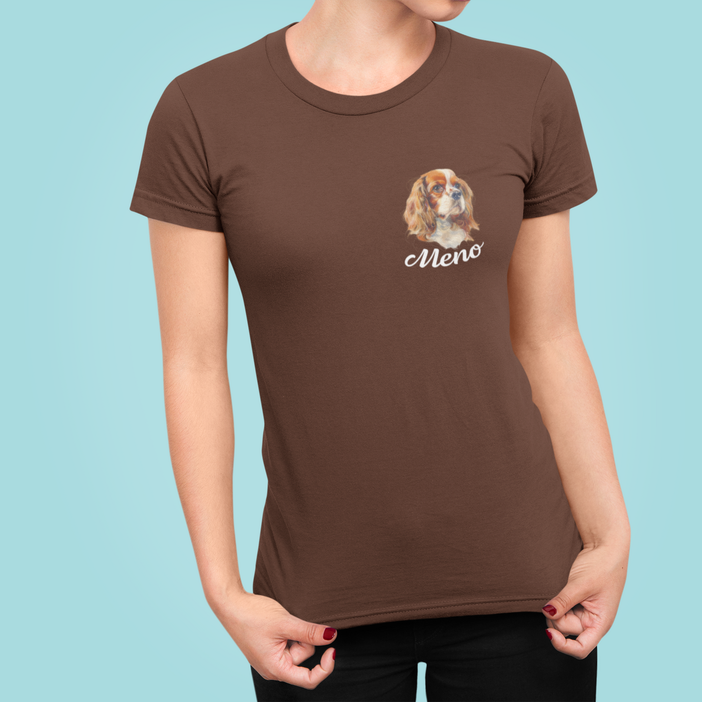 Tričko Kavalieršpaniel | personalizované tričko s menom psíka - Bombové