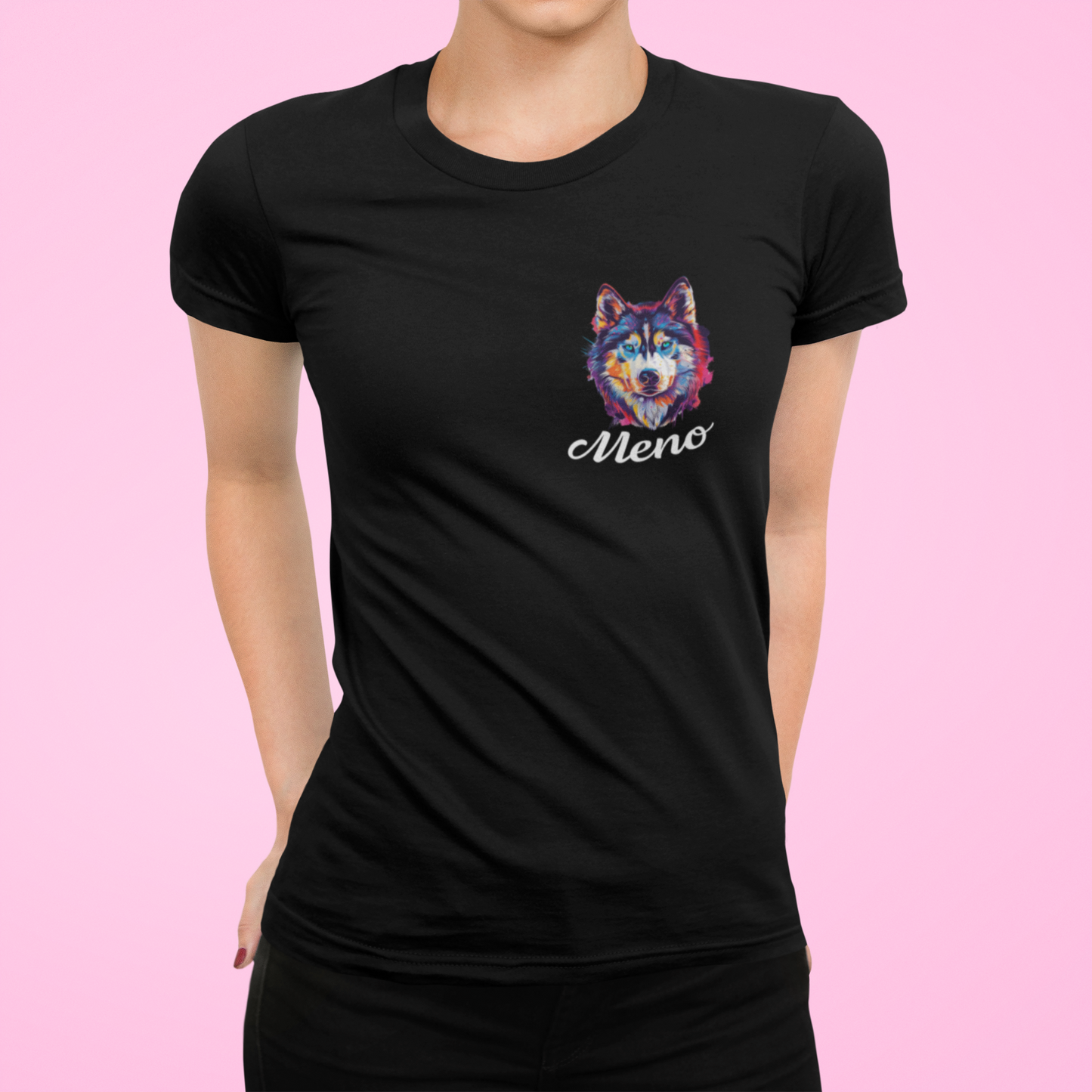 Tričko Sibírsky husky | personalizované tričko s menom psíka - Bombové