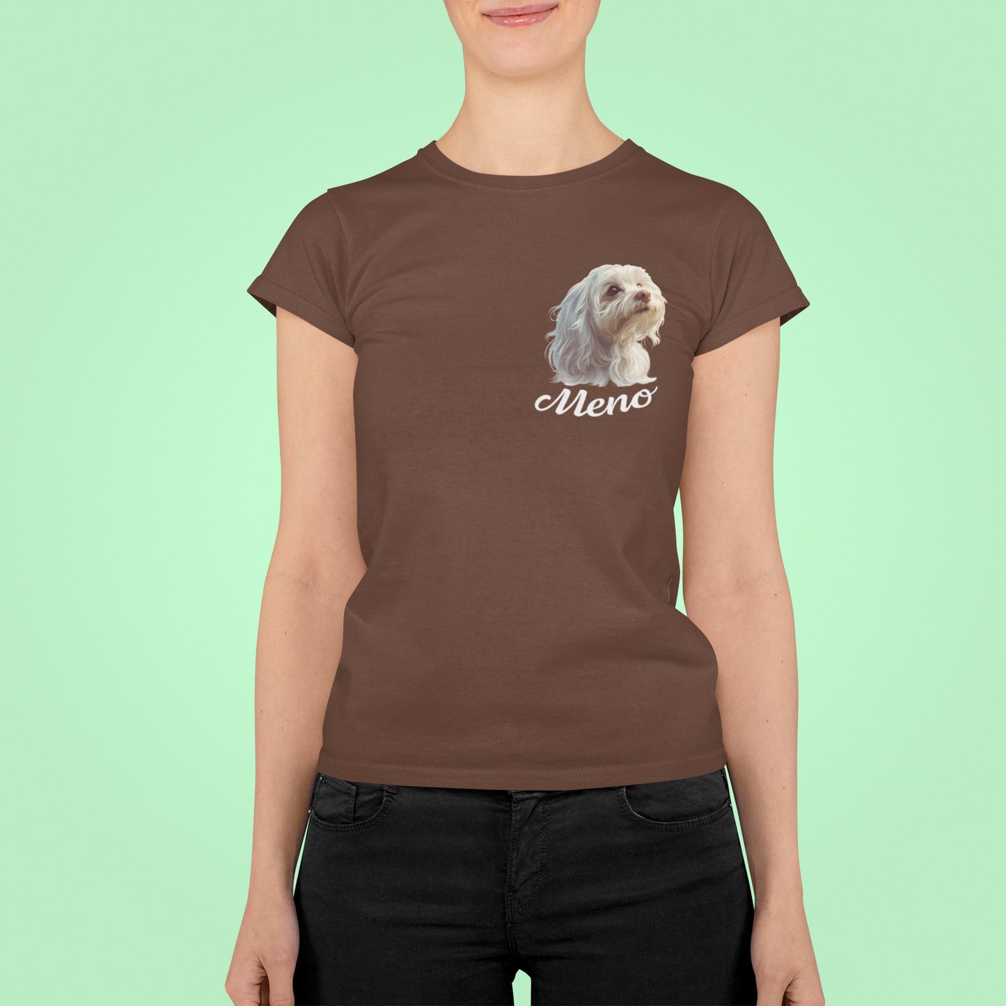 Tričko Maltezák | personalizované tričko s menom psíka - Bombové