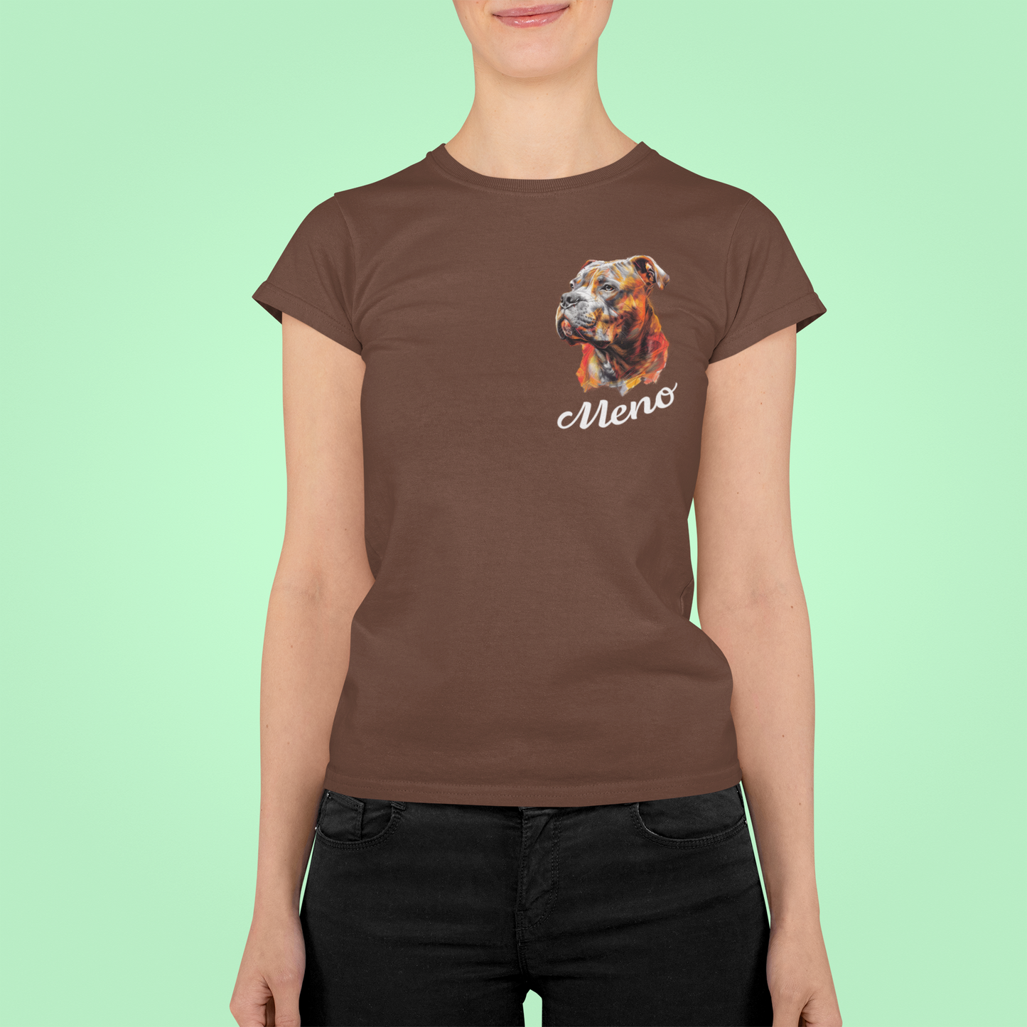 Tričko Pitbull | personalizované tričko s menom psíka - Bombové