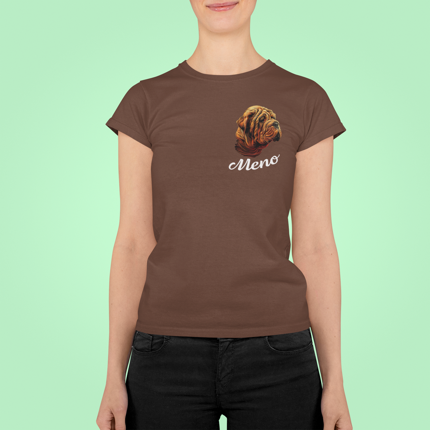 Tričko Šarpej | personalizované tričko s menom psíka - Bombové