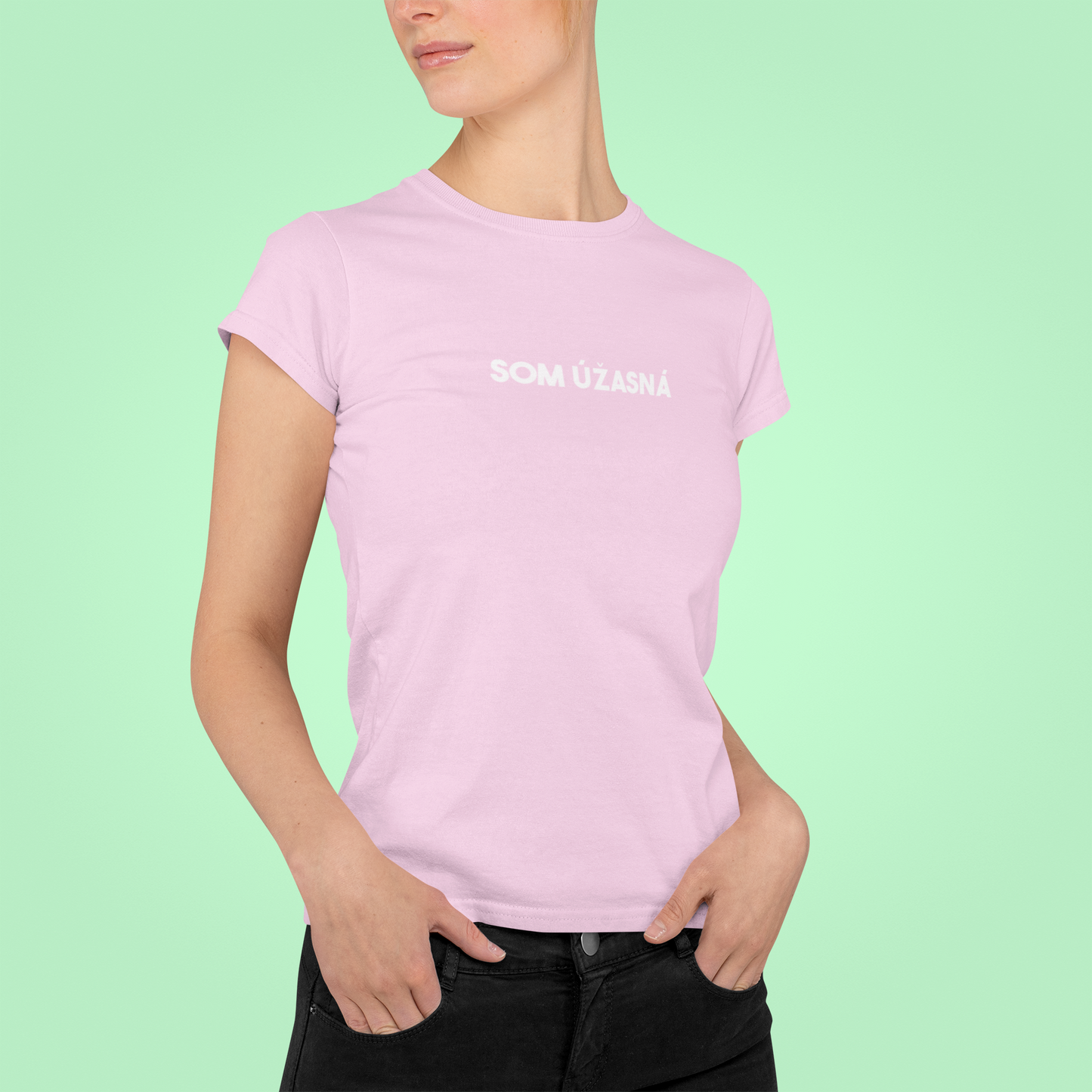 Tričko s nápisom "Som úžasná" - Bombové