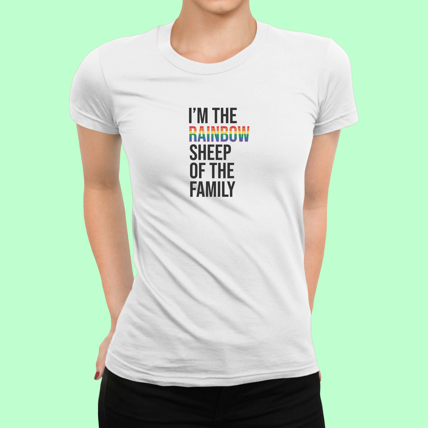 Tričko Rainbow sheep - Bombové
