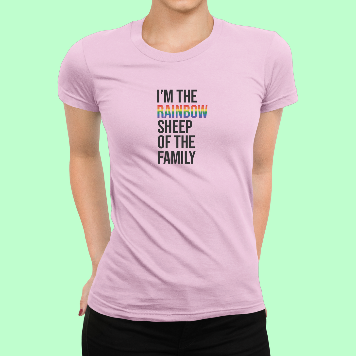 Tričko Rainbow sheep - Bombové