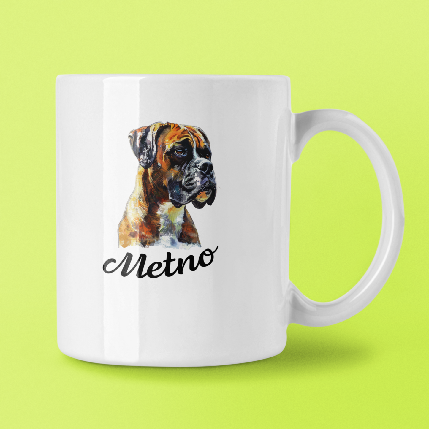 Hrnček Boxer | personalizovaný hrnček s menom psíka - Bombové