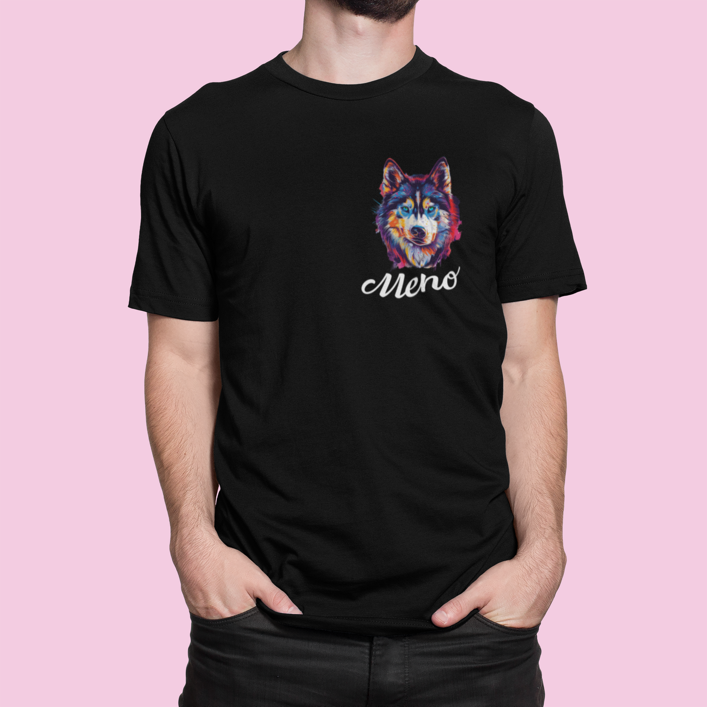 Tričko Sibírsky husky | personalizované tričko s menom psíka - Bombové