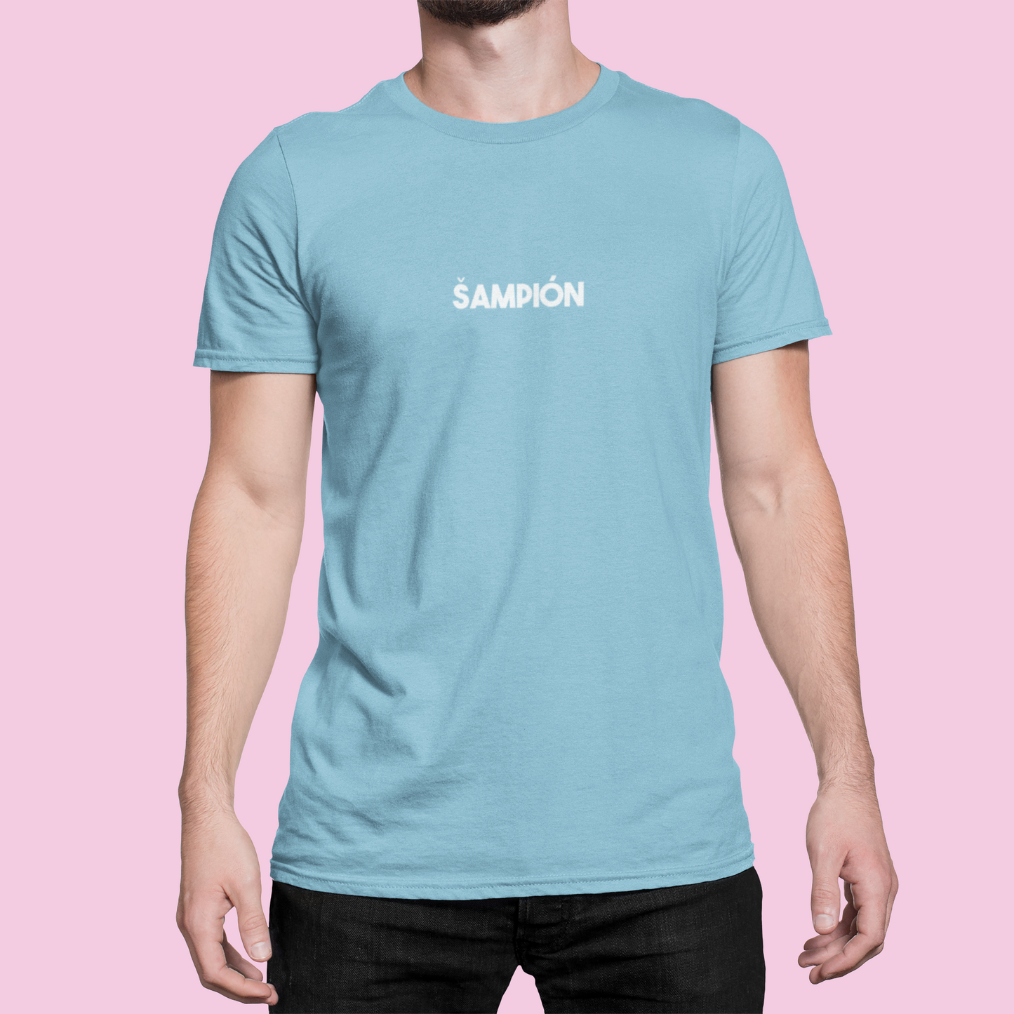 Tričko s nápisom "Šampión" - Bombové