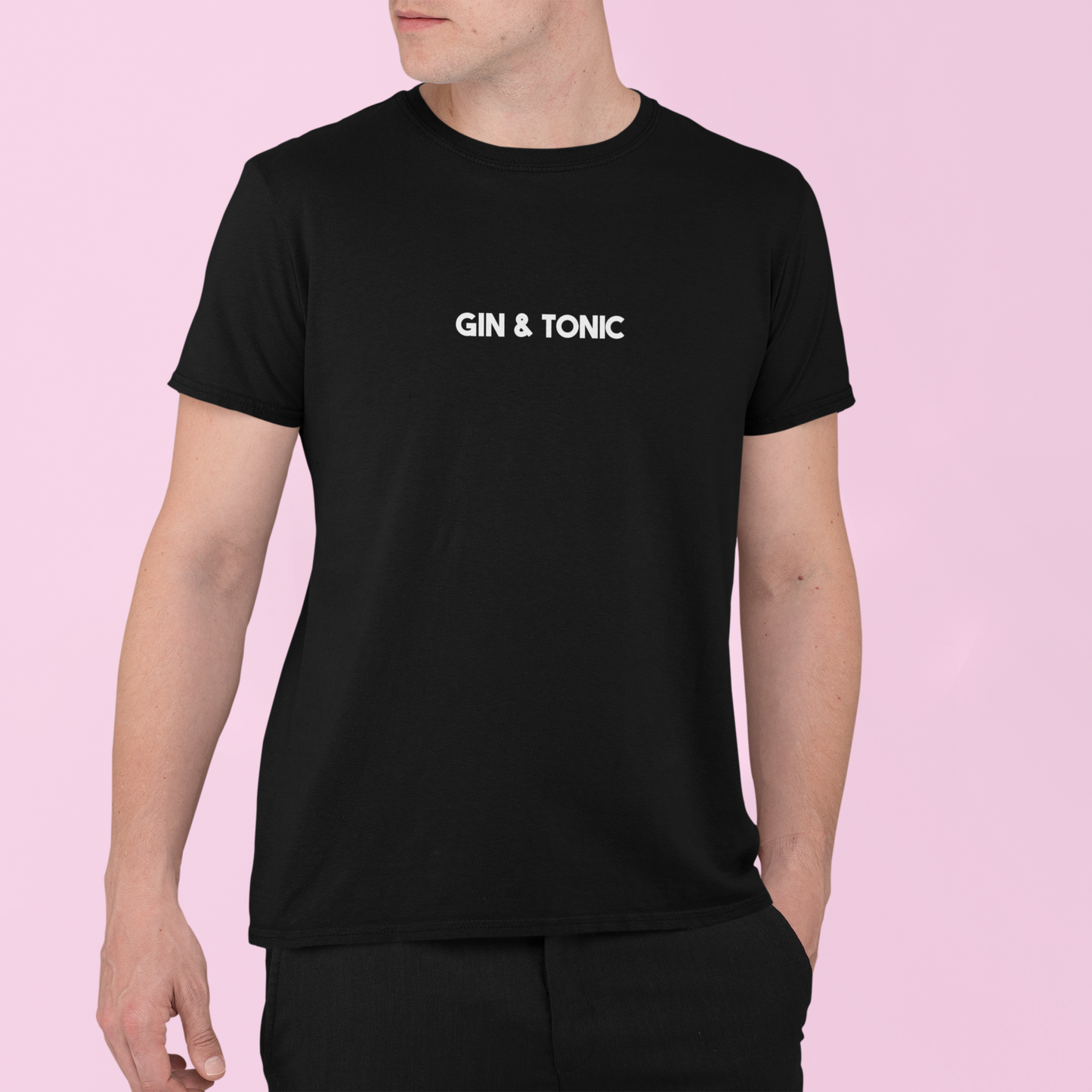 Tričko s nápisom "Gin & tonic" - Bombové