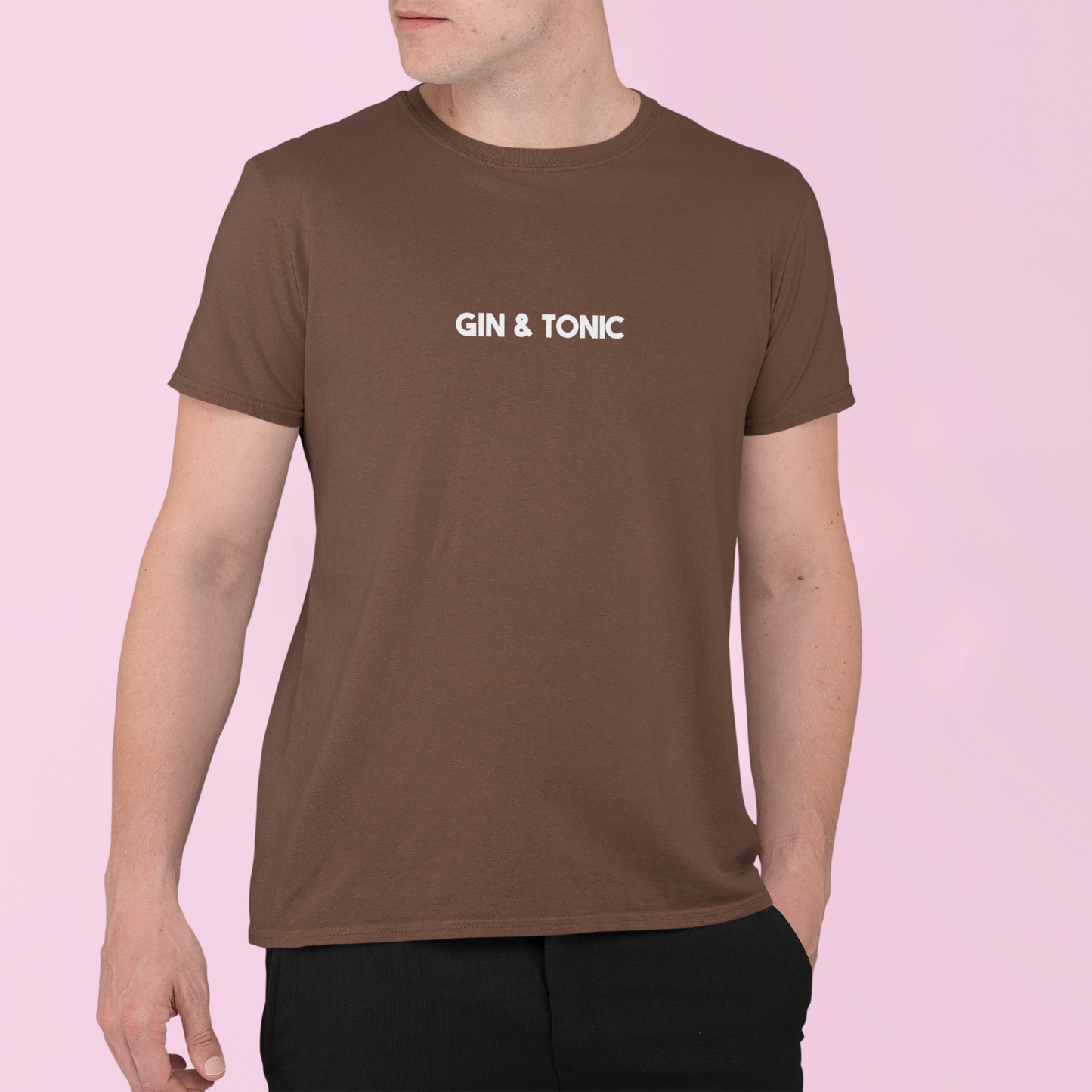Tričko s nápisom "Gin & tonic" - Bombové