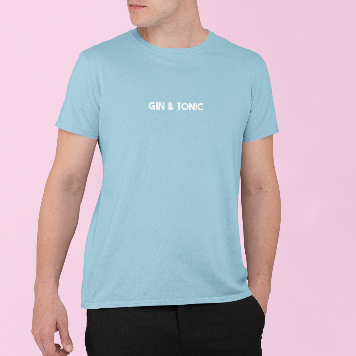 Tričko s nápisom "Gin & tonic" - Bombové