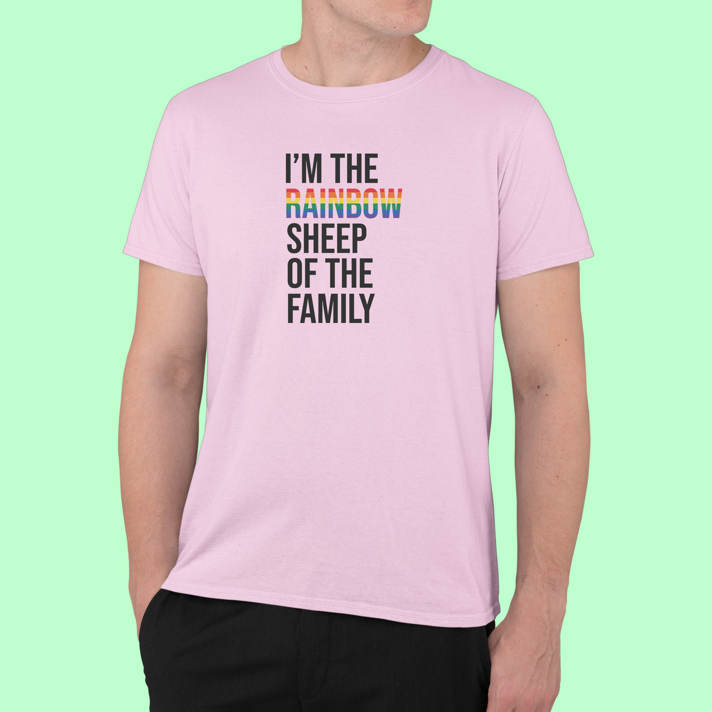 Tričko Rainbow sheep - Bombové