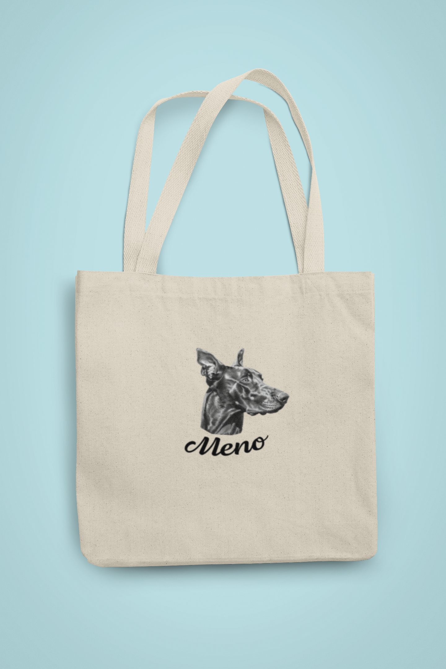 Taška Doberman | personalizovaná taška s menom psíka