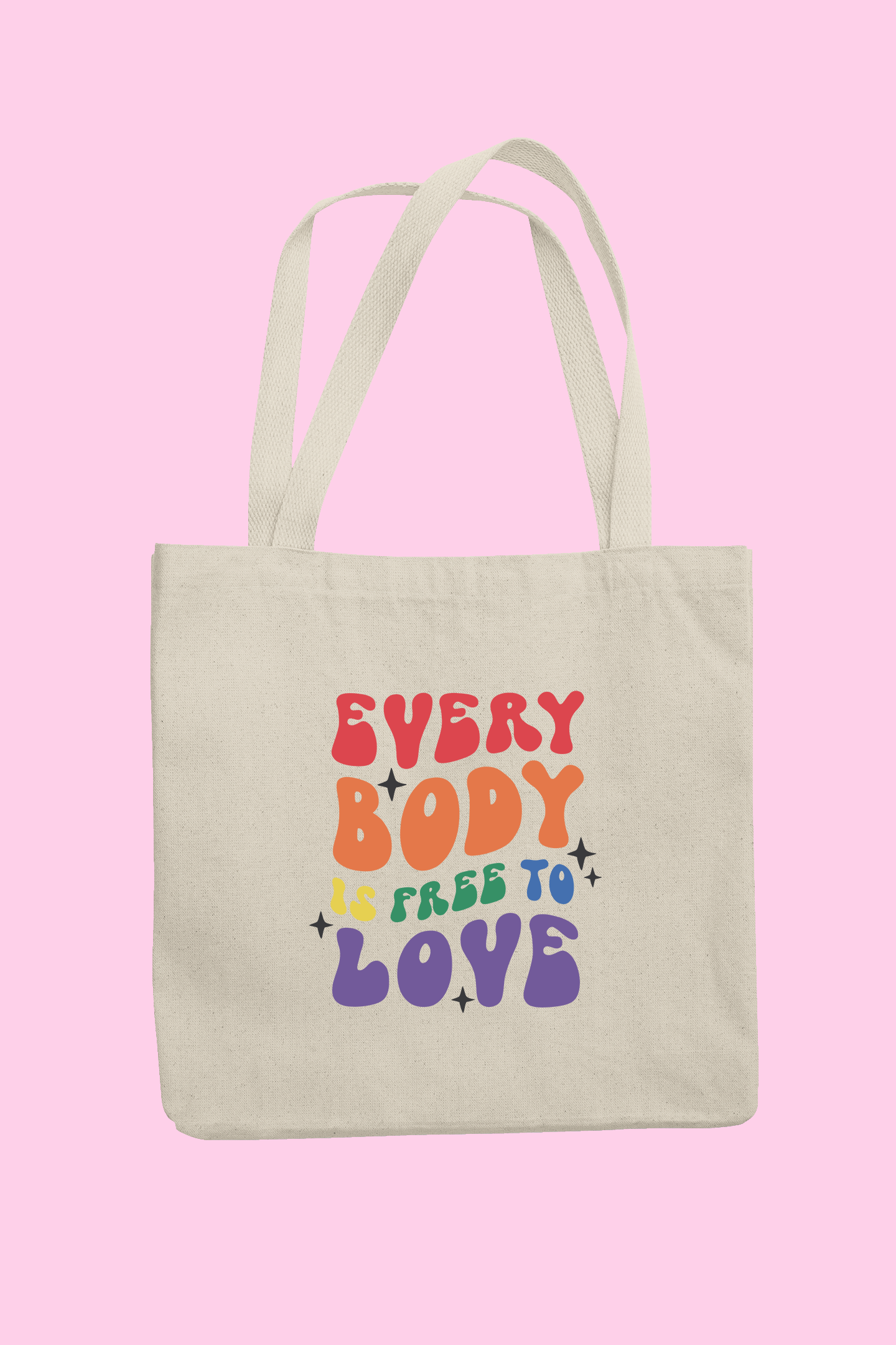 Taška "Everybody is free to love" - Bombové