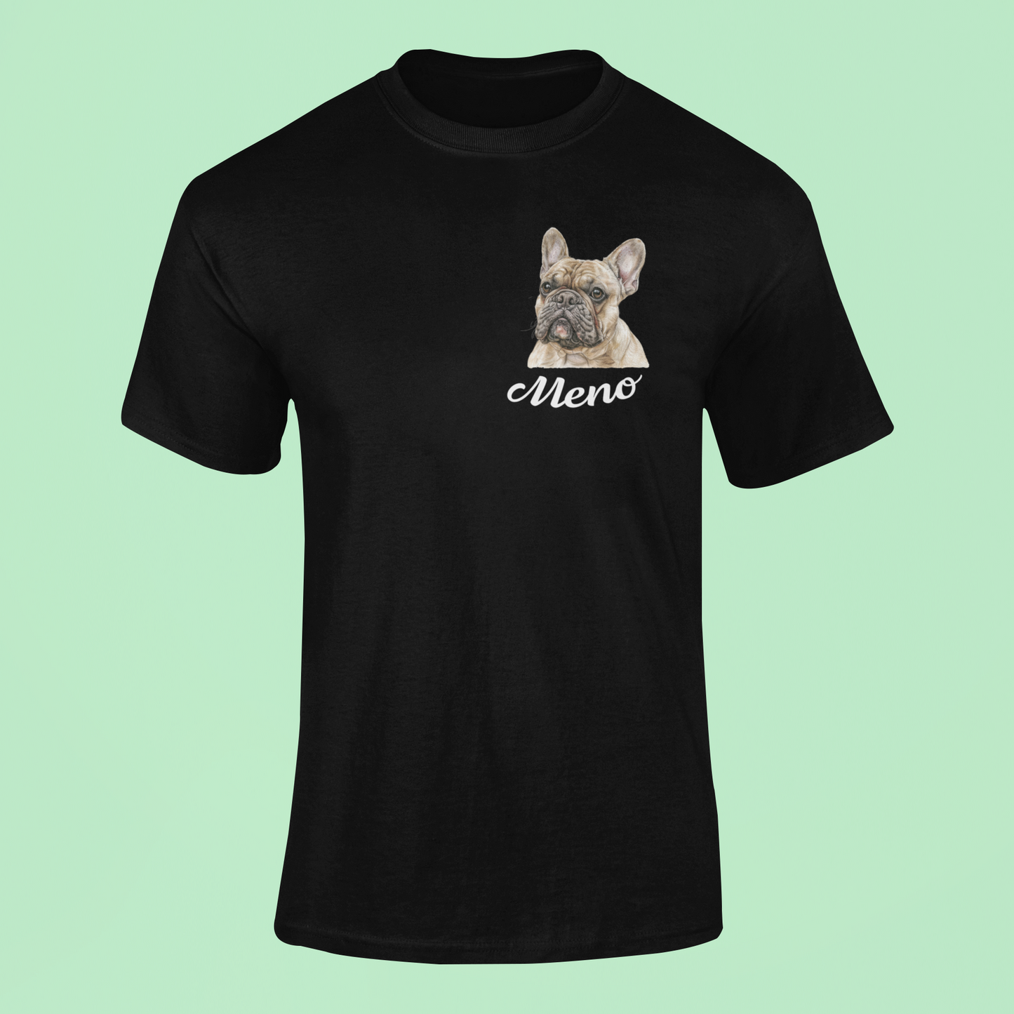 Tričko Francúzky buldog | personalizované tričko s menom psíka - Bombové