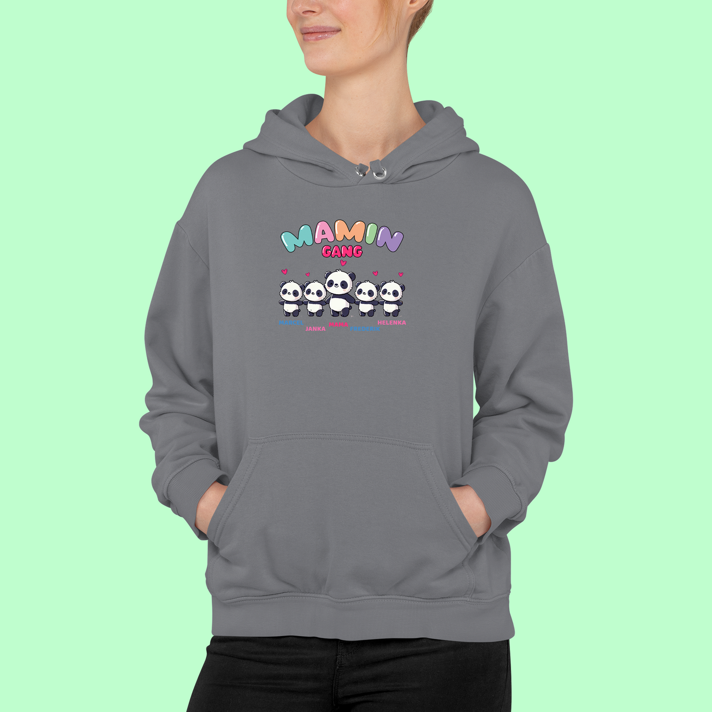 Mikina | Darček pre mamu | Mamin gang - pandy |