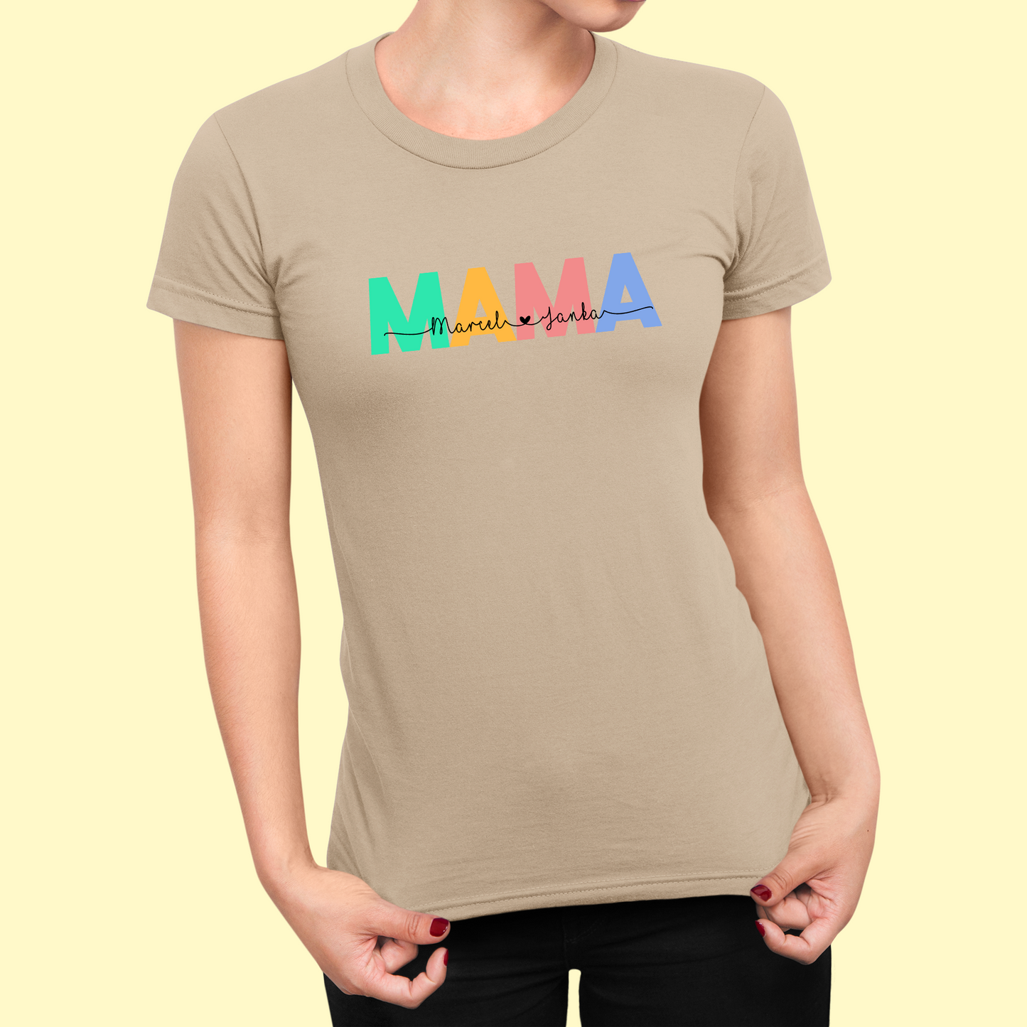 Tričko | Darček pre mamu | Mama s menami detí |