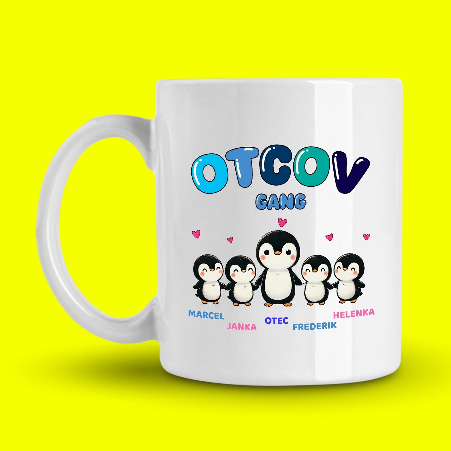 Hrnček | Darček pre otca | Otcov gang - tučniaky |