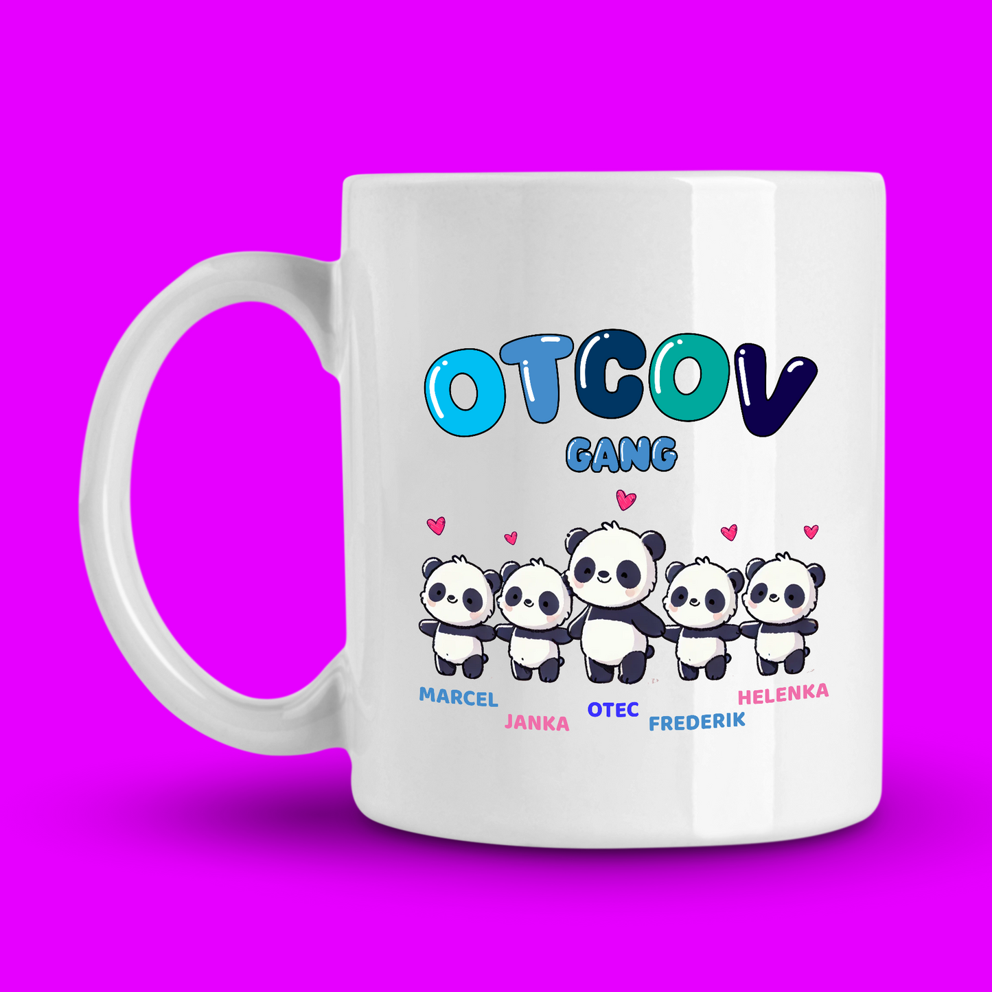 Hrnček | Darček pre otca | Otecov gang - pandy |