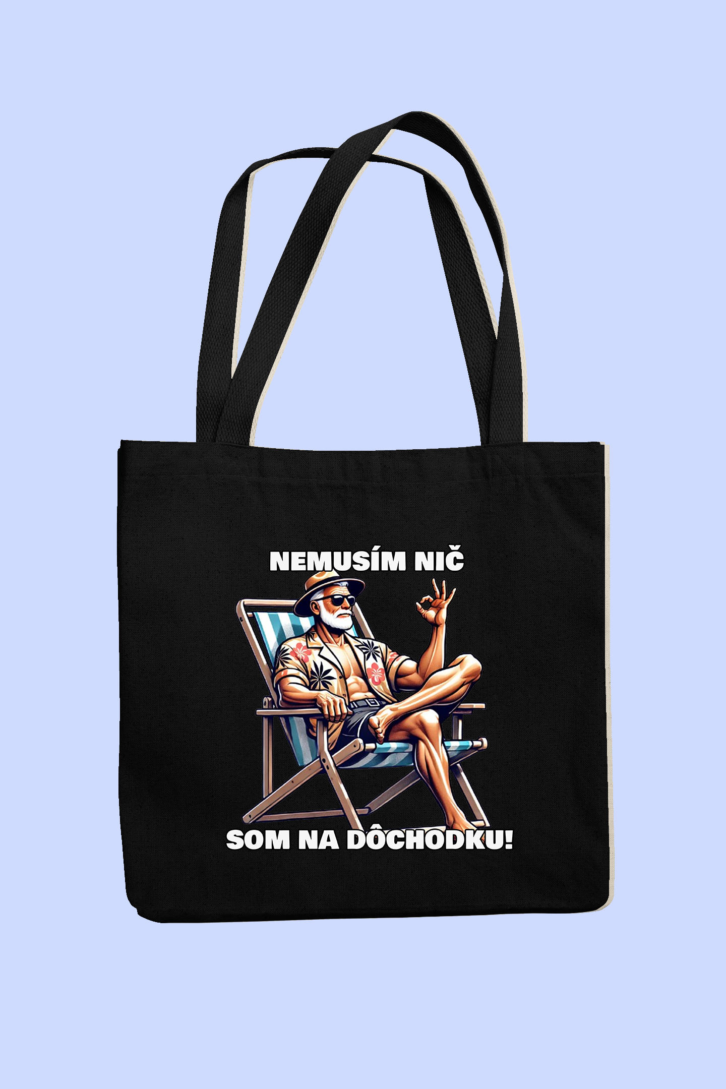 Taška | Darček pre dedka | Nemusím nič som na dôchodku - fit dedko |