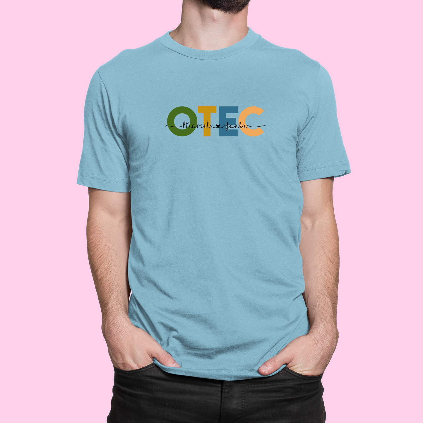 Tričko | Darček pre otca | Otec s menami detí |