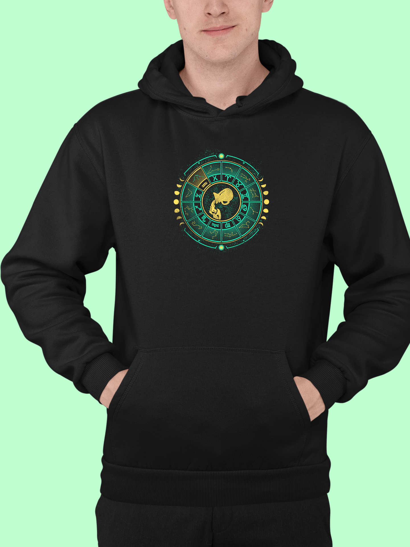 Mikina so znamením Vodnár (kruh)