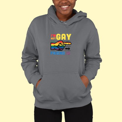 Mikina "I am not gay but my friend is"