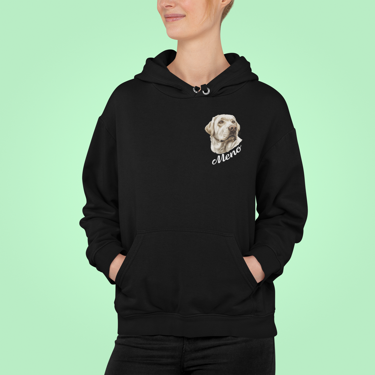 Mikina Labrador | personalizovaná mikina s menom psíka