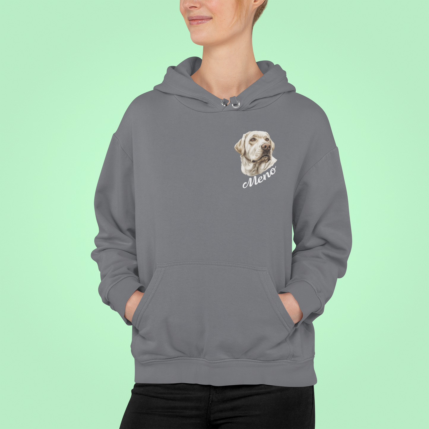 Mikina Labrador | personalizovaná mikina s menom psíka