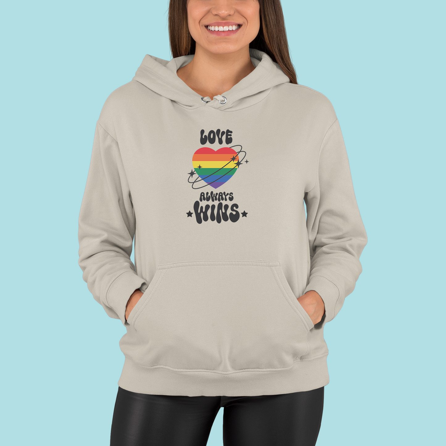 Mikina "Love always wins"