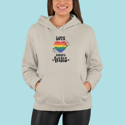 Mikina "Love always wins"