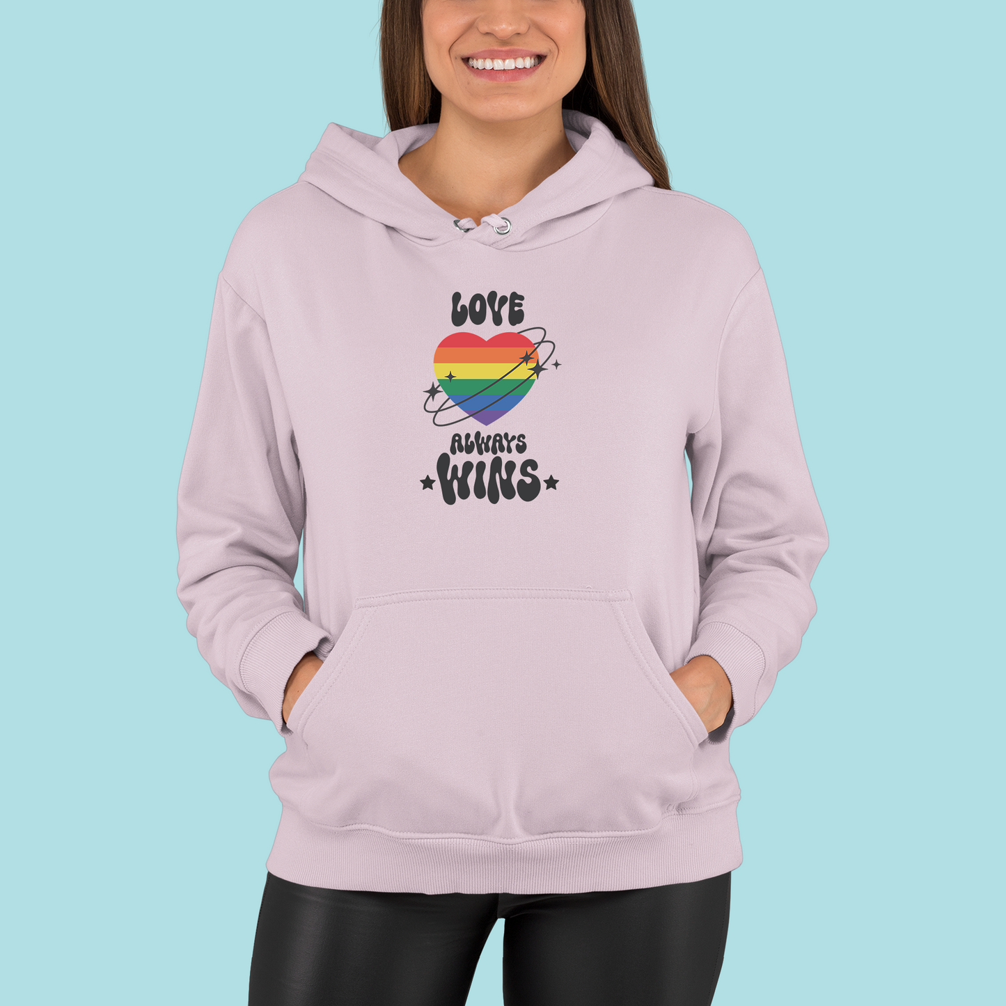 Mikina "Love always wins"