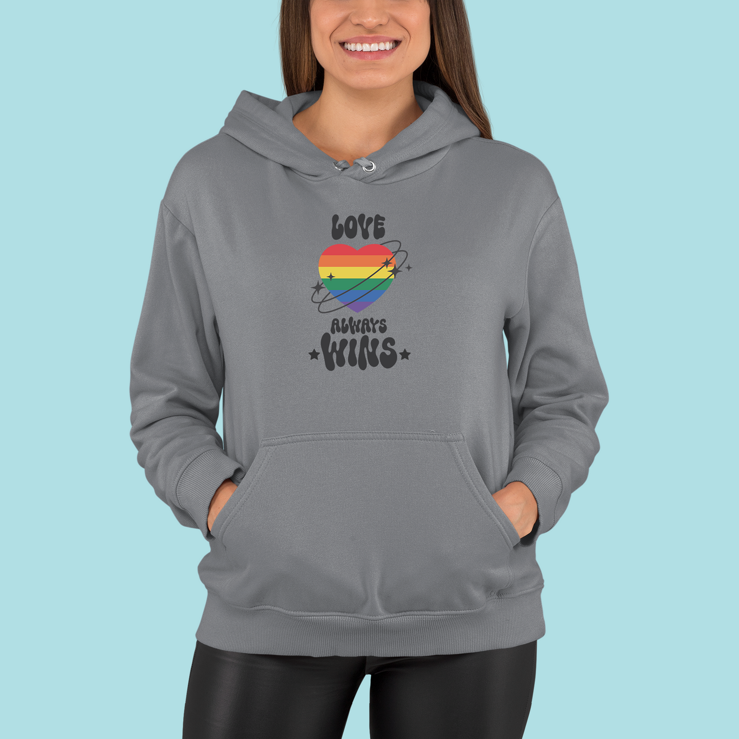 Mikina "Love always wins"