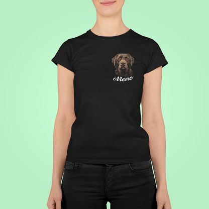 Tričko Čokoládový labrador | personalizované tričko s menom psíka - Bombové