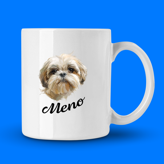 Hrnček Ši-cu | personalizovaný hrnček s menom psíka