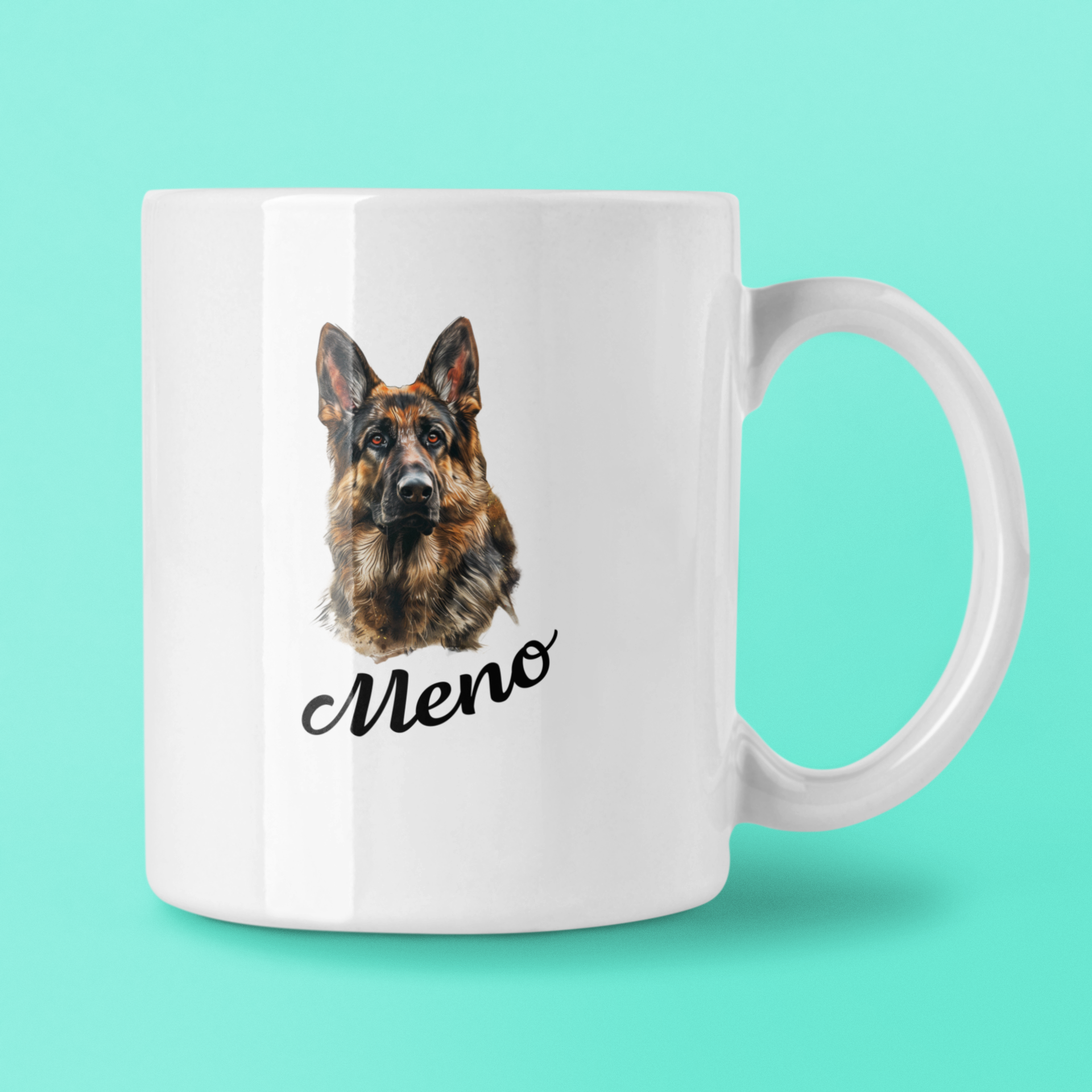 Hrnček Nemecký ovčiak | personalizovaný hrnček s menom psíka - Bombové