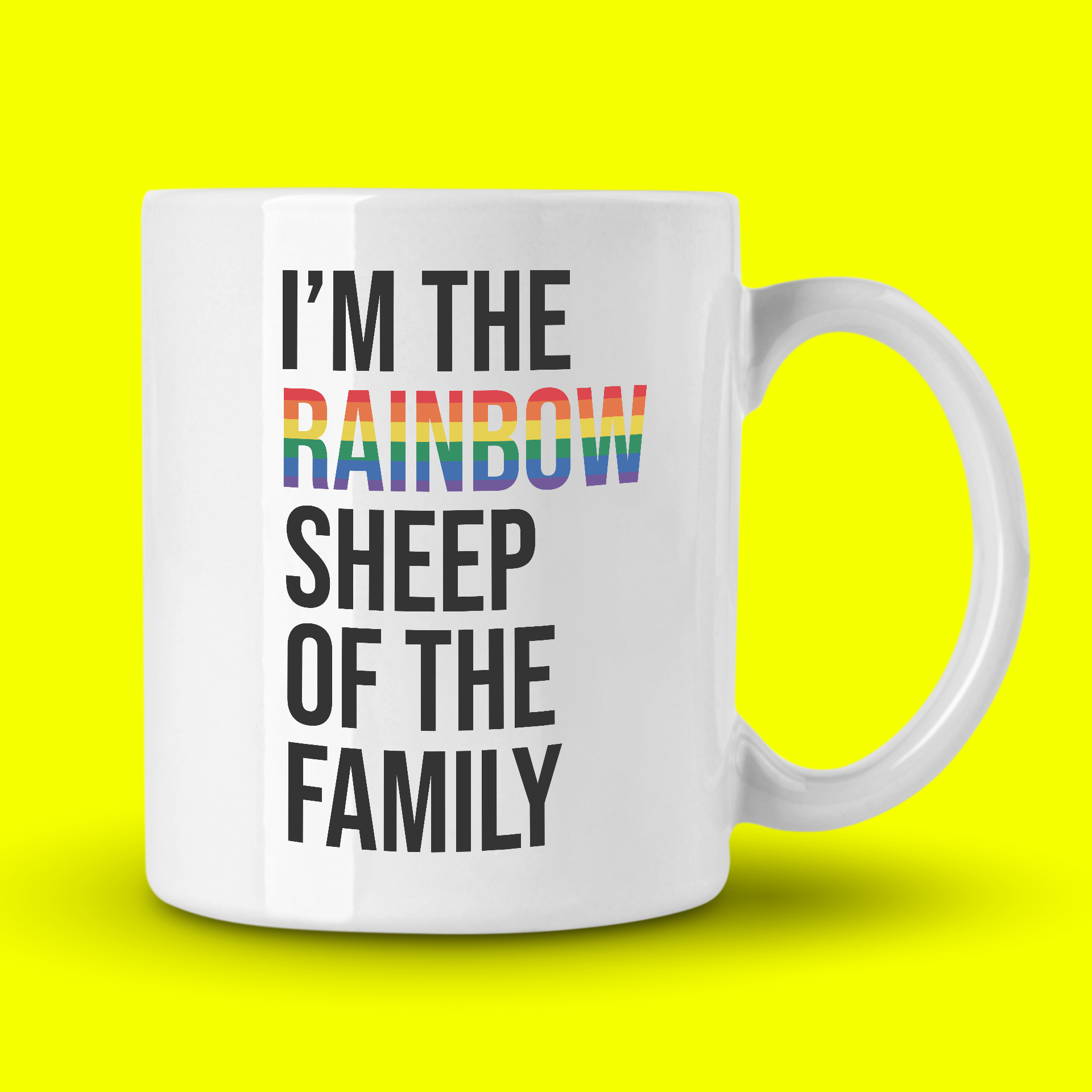 Hrnček "Rainbow sheep" - Bombové