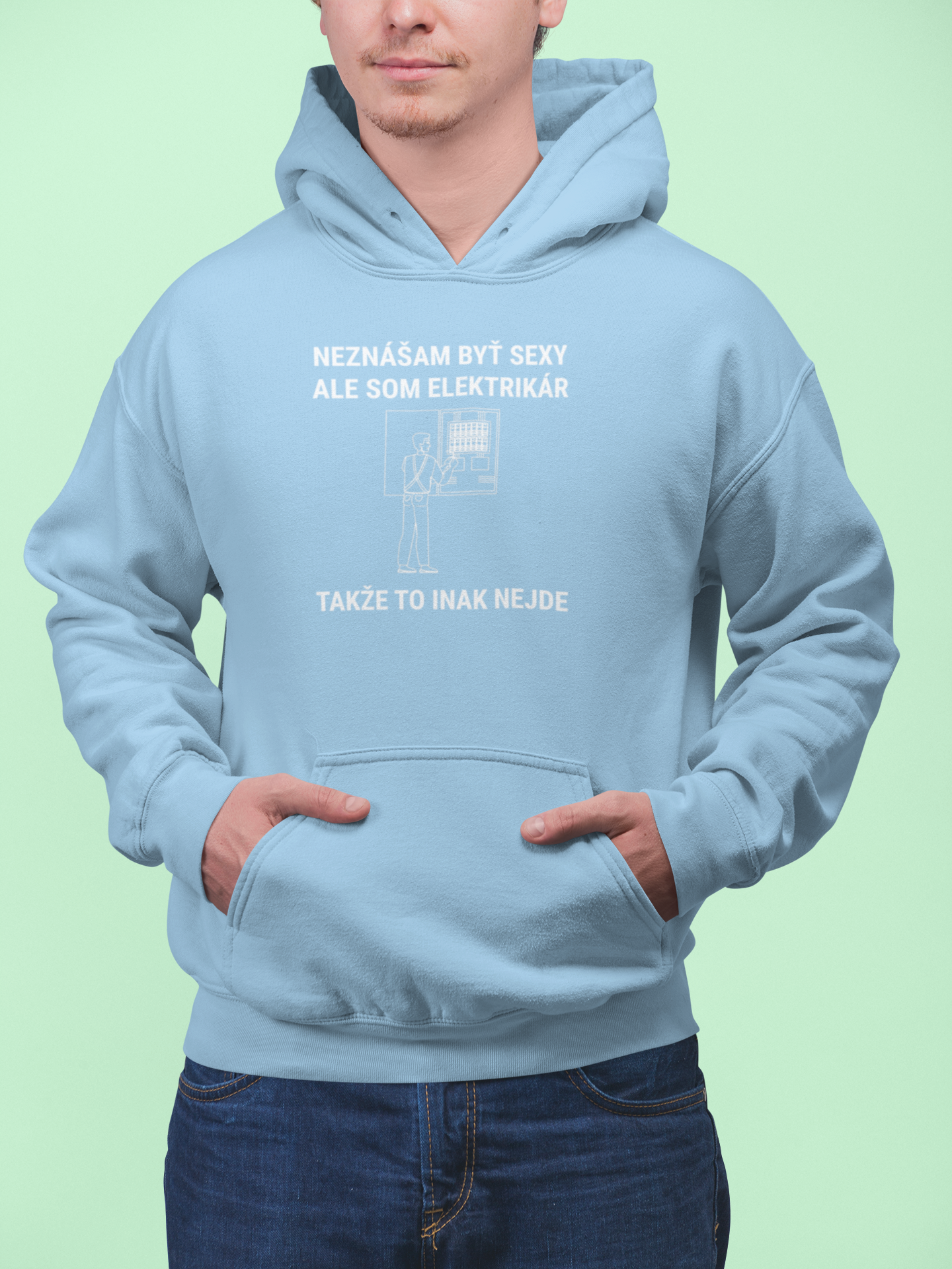 Mikina pre sexy Elektrikára