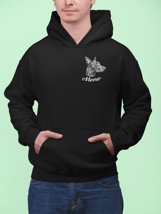 Mikina Doberman | personalizovaná mikina s menom psíka