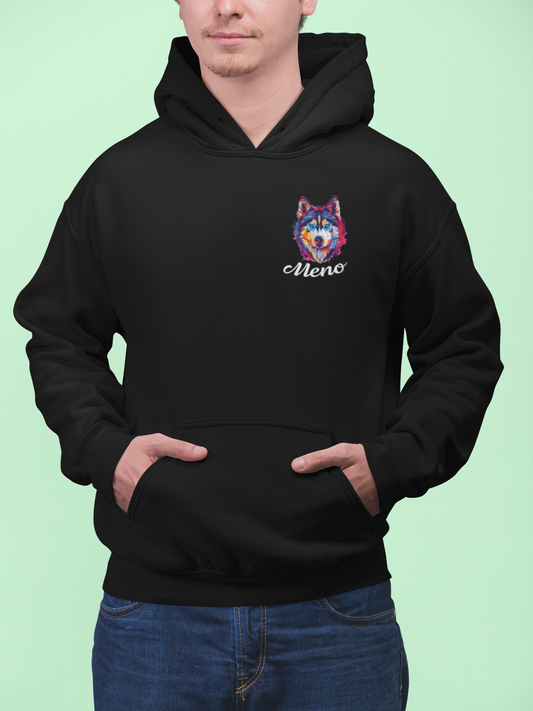 Mikina Sibírsky husky | personalizovaná mikina s menom psíka