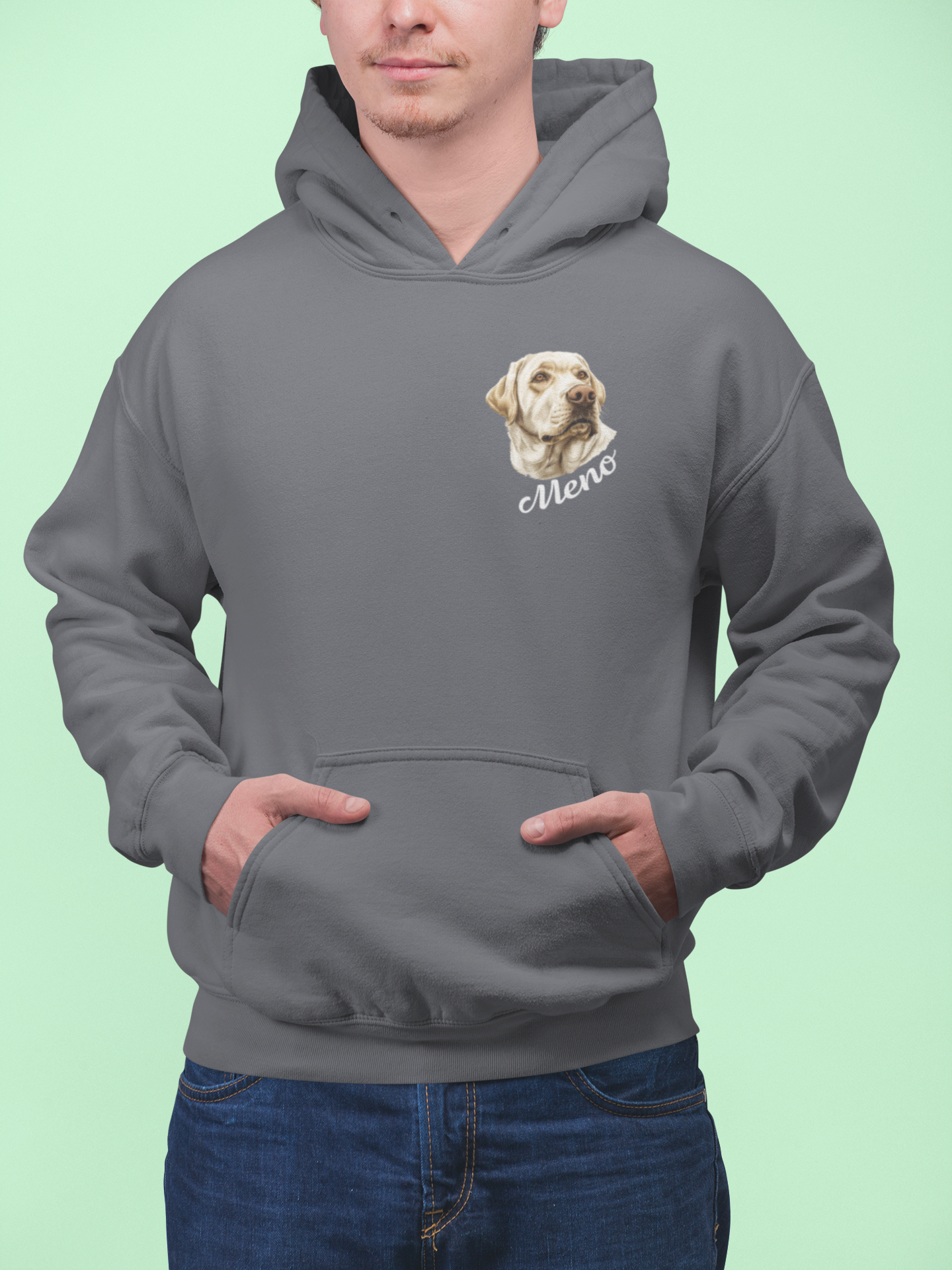 Mikina Labrador | personalizovaná mikina s menom psíka