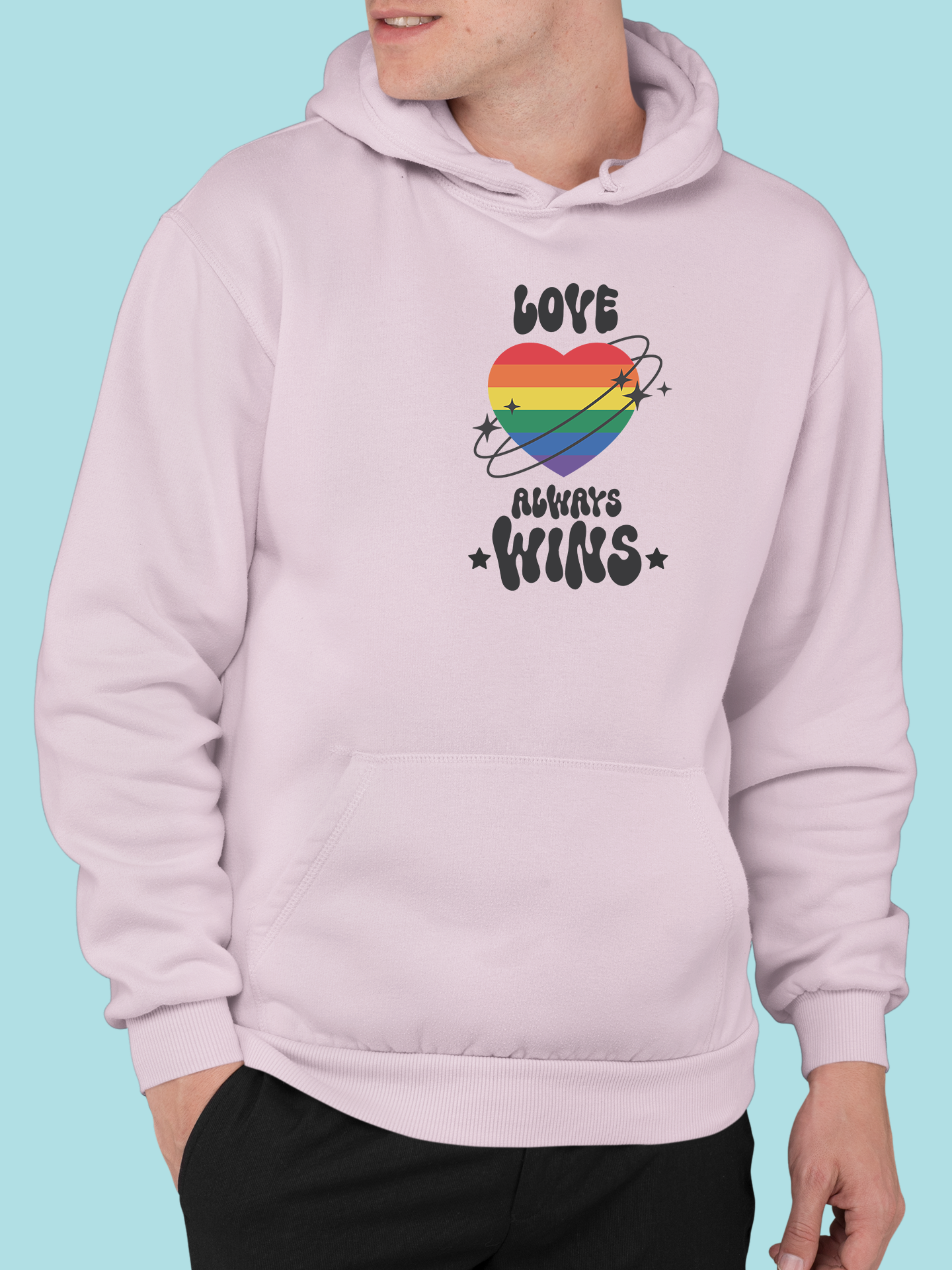 Mikina "Love always wins"