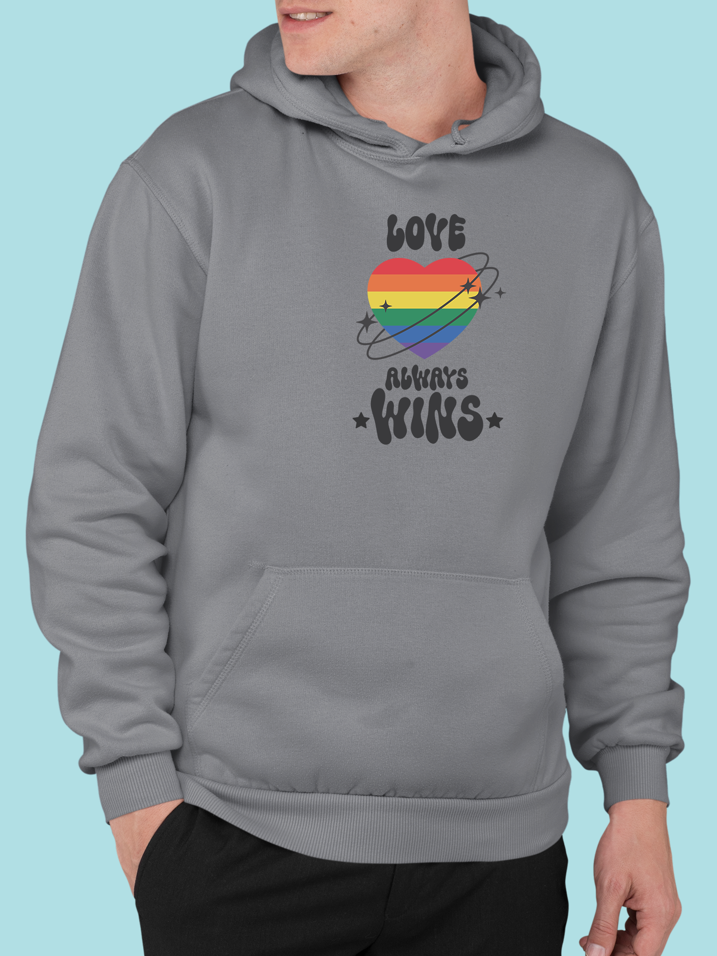 Mikina "Love always wins"