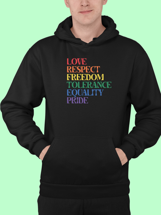Mikina "Love, Respect..."