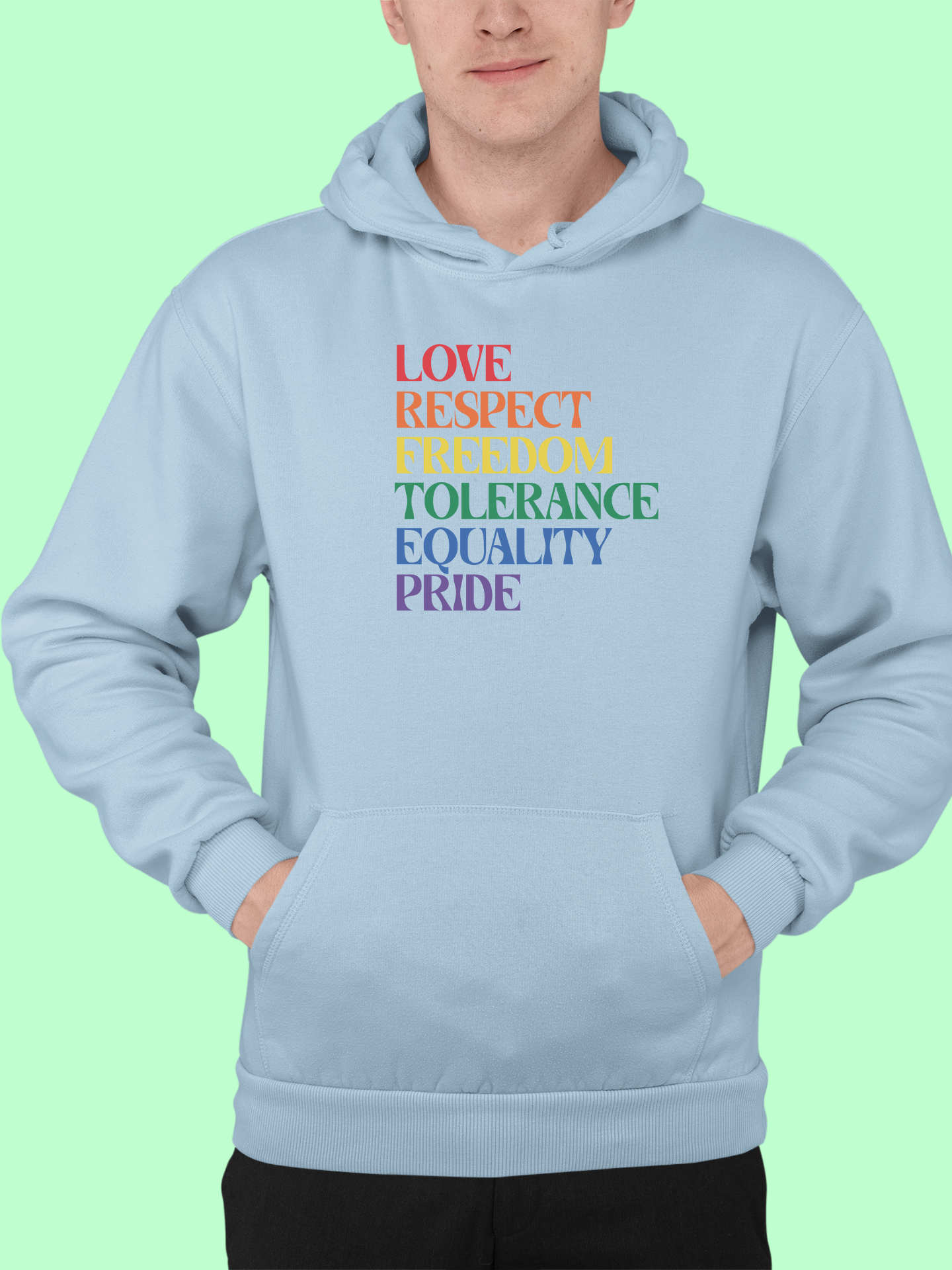 Mikina "Love, Respect..."